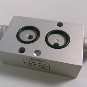 Throttle plate for 3/2 valve BAR cylinder