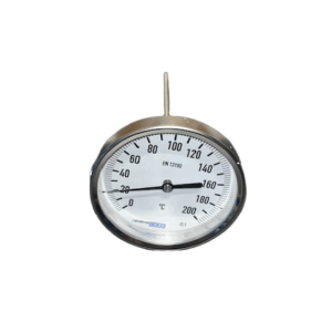 WIKA Bimetallic thermometer 0-200°C A52 insertion lenght 186x6mm G 3/4 Female 138317