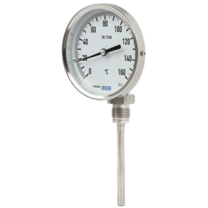 WIKA Bimetallic thermometer R52 0-200°C perpendicular stand 186x6mm G 3/4 Female 14545123