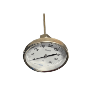 WIKA Bimetallic thermometer 0-400°C A52 insertion length 186mmx6mm G 3/4 Female 138318