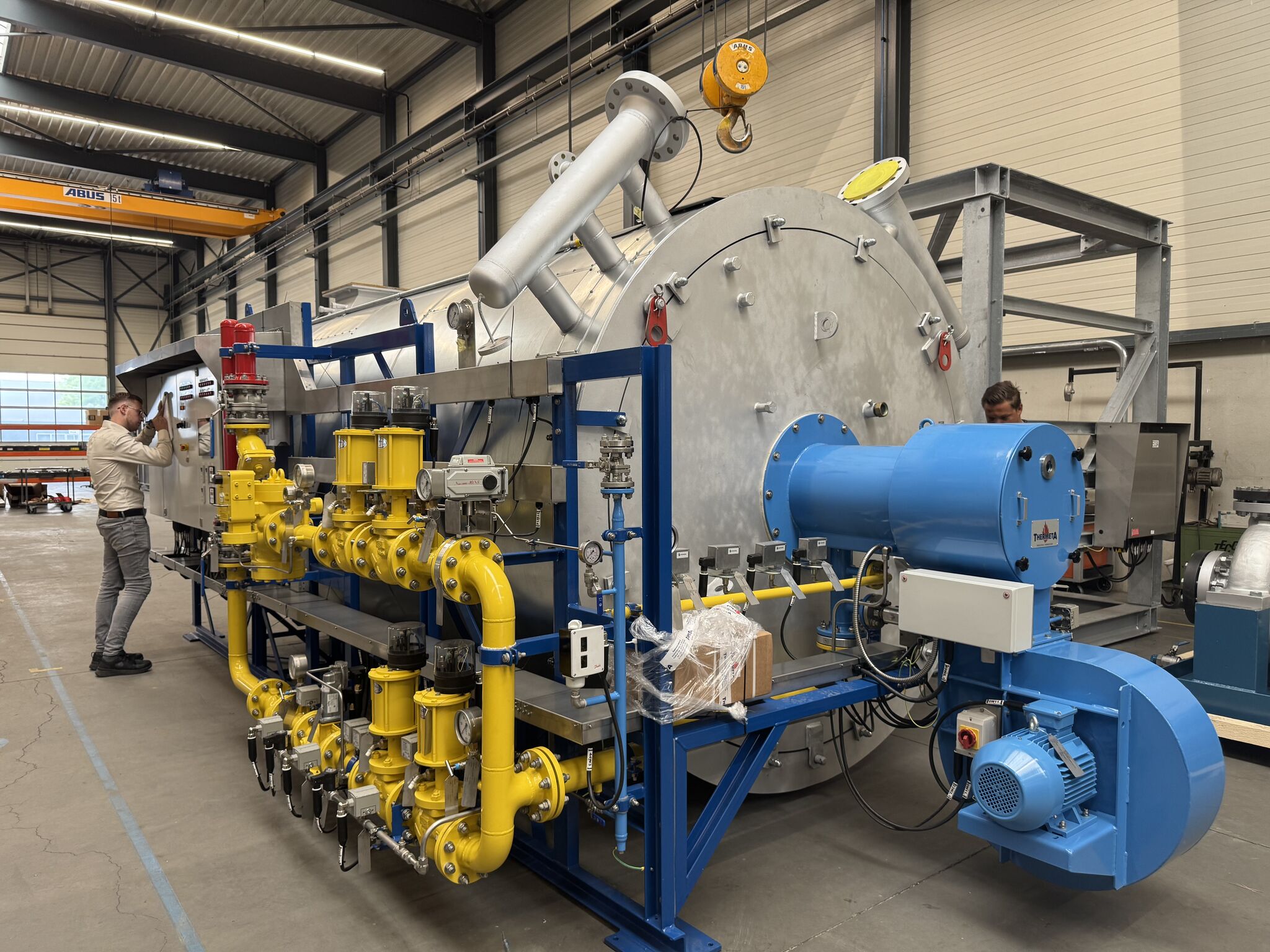 Succesvolle oplevering van speciale thermische olieketel