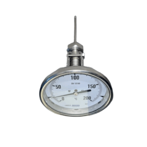 WIKA Bimetallic thermometer 0-200°C model S5421 insertion length 186mm