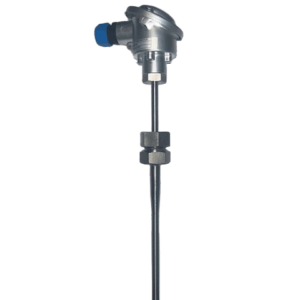 Jumo Resistance thermometer PT100 Ex II 1/2G Stainless Steel ATEX element insertion length 190mm Stainless Steel Ex thermowell 170mm