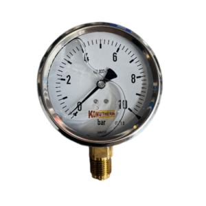Manometer 0/+10 bar glycerine type 233.50.100